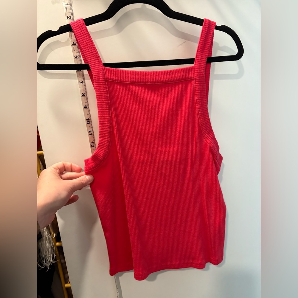 J. Crew Bright Pink Tank Top